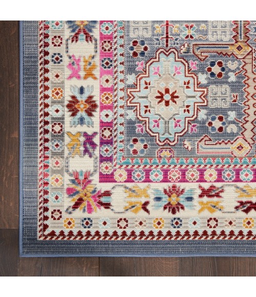 Nourison Vintage Kashan Area Rug VKA05-Grey/Multi