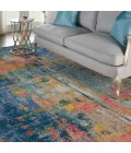 Nourison Celestial Area Rug CES09-Blue/Yellow