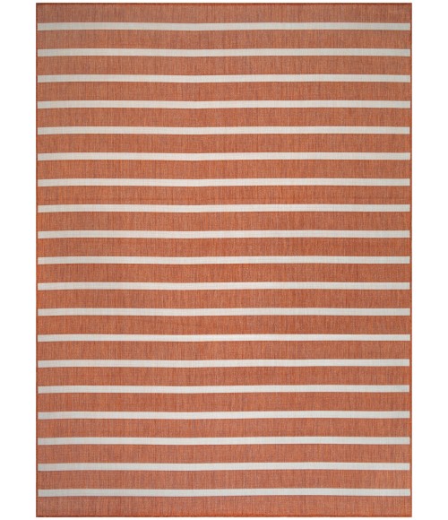 Nourison Positano Terracotta Ivory POS03 9 ft. X 12 ft. Rect. Rug
