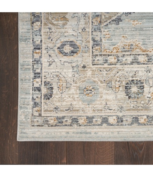 Nourison Lynx Light Blue LNX07 10 ft. Rect. Rug