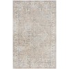 Nourison Astra Washables - Asw12 Beige Area Rug 4 ft. X 6 ft. Rectangle