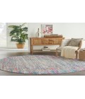Nourison Passion Ivory Multicolor PSN36 10 ft. Round Rug
