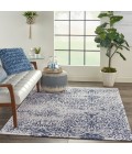 Nourison Damask Area Rug DAS06-Ivory/Navy