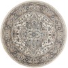 Nourison Quarry Ivory Grey QUA05 8 ft. X Round Rug