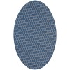Nourison Reversible Indoor Outdoor Blue RVB01 8 ft. Round Rug