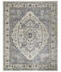 Nourison Concerto Ivory Navy CNC18 7 ft. 10 in. X 9 ft. 10 in. Rect. Rug