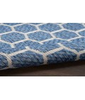 Nourison Reversible Indoor Outdoor Blue RVB01 8 ft. X 10 ft. Rectangle Rug