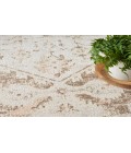 Nourison Astra Machine Washable Beige ASW11 4 ft. X 6 ft. Rectangle Rug