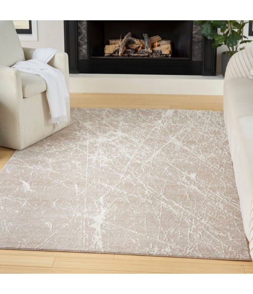 Nourison Splendid Mocha Ivory SLD02 5 ft. 3 in. X 7 ft. 3 in. Rect. Rug