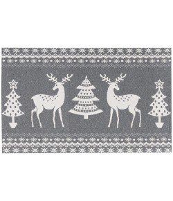 Nourison Tybee Grey Ivory TYB12 2 ft. X 3 ft. Rectangle Rug