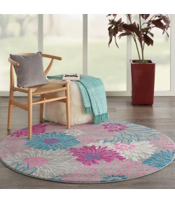 Nourison Passion - Psn17 Grey Area Rug 5 ft. 3 X Round