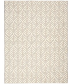 Nourison Aloha - Alh35 Ivory Grey Area Rug 5 ft. 3 in. X 7 ft. 5 in. Rectangle
