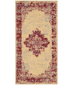 Nourison Grafix - Grf14 Cream Red Area Rug 2 ft. X 4 ft. Rectangle