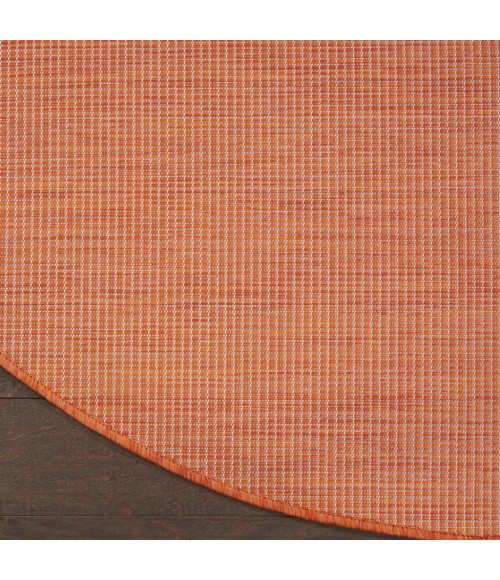 Nourison Positano Round Area Rug POS01-Terracotta