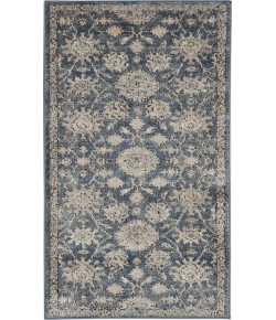 Nourison Quarry Blue Beige QUA06 2 ft. X 4 ft. Rect. Rug