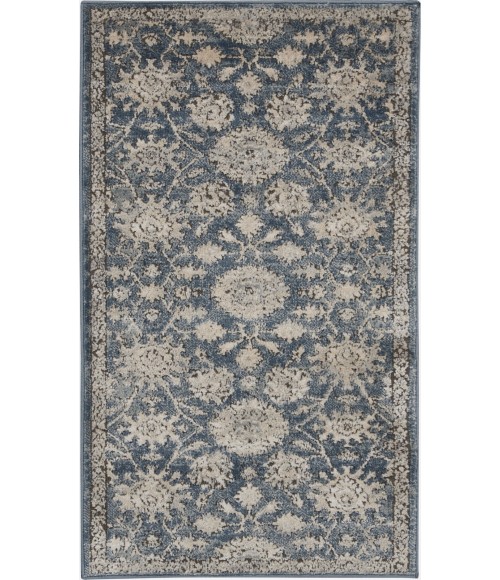 Nourison Quarry Blue Beige Rug QUA06 2 ft. X 4 ft. Rect. - Rugs Town Nourison Quarry Blue Beige QUA06 2 ft. X 4 ft. Rect. Rug