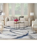 Inspire Me! Home Décor Brushstrokes Area Rug Inspire Me! Home Décor Brushstrokes Area Rug BSK02 Grey/Navy
