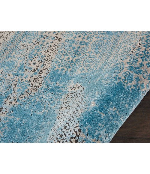 Nourison Karma Round Area Rug KRM01-Blue