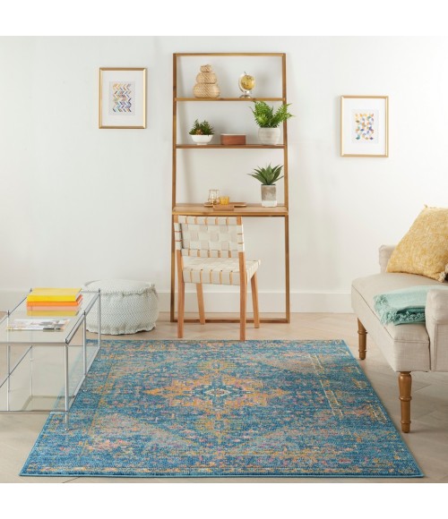 Nourison Tranquil Area Rug TRA06-Navy Blue