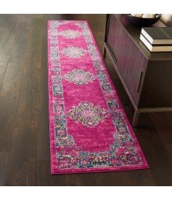 Nourison Passion - Psn03 Fuchsia Area Rug 2 ft. 2 X 10 ft. Rectangle