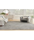 Nourison Serenity Home Ivory Grey Blue SRH03 7 ft. 10 in. X 9 ft. 10 in. Rectangle Rug