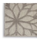 Nourison Aloha Area Rug ALH05 Silver Grey 5'3" x 7'5"