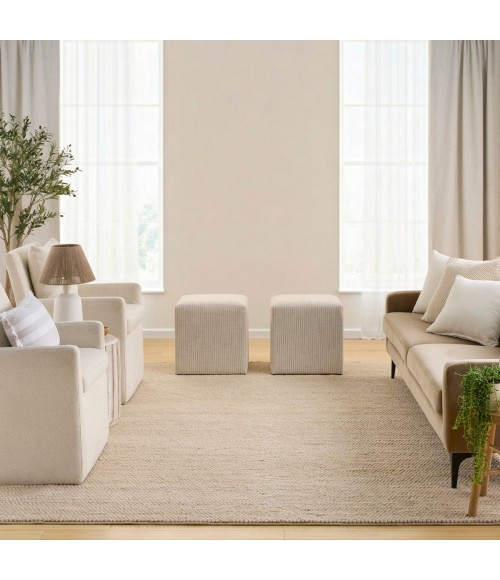 DKNY Pure Knots Beige KNT01 9 ft. X 12 ft. Rect. Rug