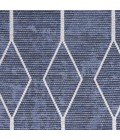 Nicole Curtis Machine Washable Series 1 Area Rug SR107 Navy