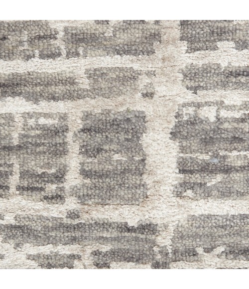 Nourison Luna Grey Silver LUN02 2 ft. X 3 ft. Rect. Rug