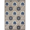 Nourison Home Aloha ALH19 Grey Blue 3 ft. 6 in. X 5 ft. 6 in. Area Rug