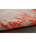 Nourison Symmetry Area Rug SMM02-Beige/Red