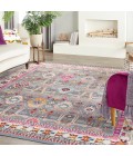 Nourison Vintage Kashan Area Rug VKA05-Grey/Multi