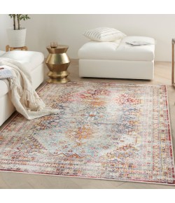 Nourison Vintage Kashan - Vka09 Multicolor Area Rug 4 ft. X 6 ft. Rectangle