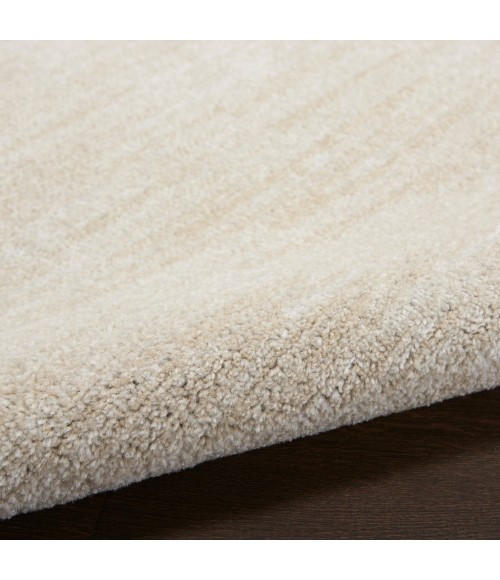 Nourison Essentials Ivory Beige Area Rug NRE01-Ivory Beige