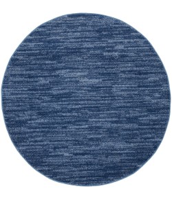 Nourison Essentials - Nre01 Navy Blue Area Rug 4 ft. X Round