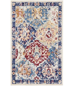 Nourison Grafix Blue Multicolor GRF31 3 ft. X 5 ft. Rectangle Rug