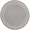 Nourison Essentials - Nre02 Grey Ivory Area Rug 4 ft. X Round