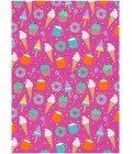 Nourison Home Imagination Pink Multicolor IMA19 4 ft. X 6 ft. Rectangle Rug