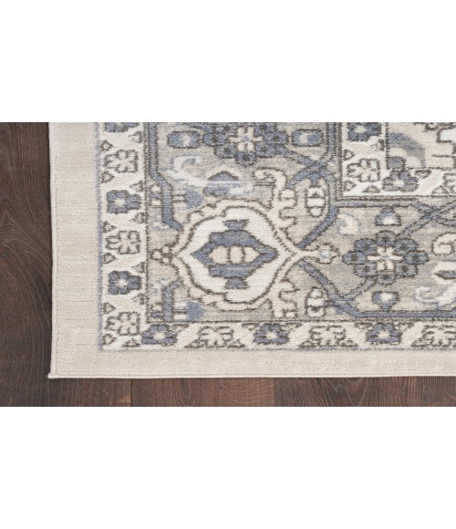 Nourison Concerto Ivory Blue Rug CNC05 8 ft. 10 in. X 11 ft. 10 in. Rectangle - Rugs Town Nourison Concerto Ivory Blue CNC05 8 ft. 10 in. X 11 ft. 10 in. Rectangle Rug