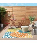 Nourison Aloha Area Rug ALH05 Turquoise Multicolor