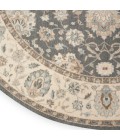 Nourison Living Treasures Round Area Rug LI16-Grey/Ivory