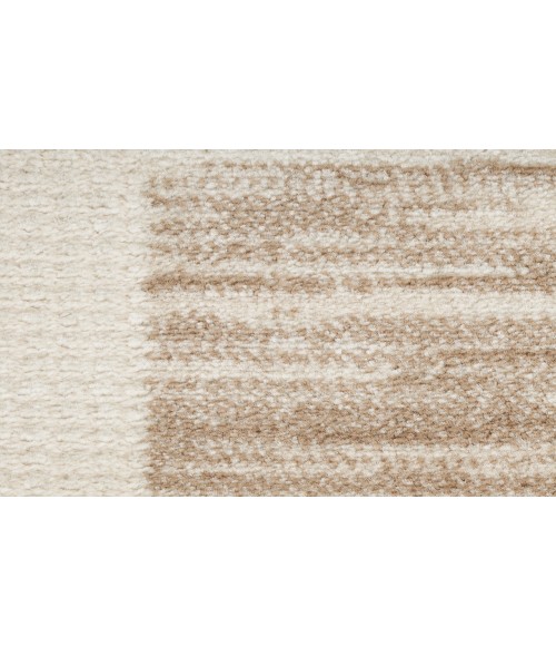Nourison Serenity Home Mocha Ivory SRH07 5 ft. 3 in. X 7 ft. 3 in. Rectangle Rug
