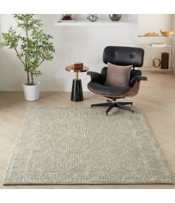 Nourison Vail Grey VAI04 3 ft. 9 in. X 5 ft. 9 in. Rect. Rug