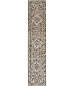 Nourison Quarry 2ft. 2in. x 10ft. Beige Grey Farmhouse Indoor Rug