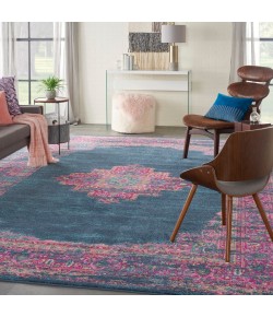 Nourison Passion - Psn03 Blue Area Rug 12 ft. X 18 ft. Rectangle