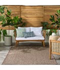 Nourison Tulum Brown TLM05 5 ft. 3 in. X 7 ft. Rect. Rug