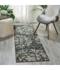 Nourison MAXELL Area Rug Nourison Maxell Runner Area Rug MAE10-Ivory/Charcoal