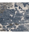 Nourison Rustic Textures Area Rug RUS08 Grey/Blue 5'3" Round