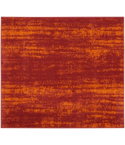 Nourison Essentials - Nre03 Red Area Rug 5 ft. X Square Square