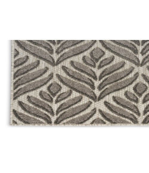 Nourison Aloha Charcoal ALH35 2 ft. 8 in. X 4 ft. Rectangle Rug